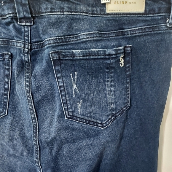 Women's Skinny Jeans in Dark Blue - Picture 9 of 12